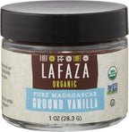 Lafaza Organic Madagascar Bourbon Pure Ground Vanilla Bean Powder, 1oz