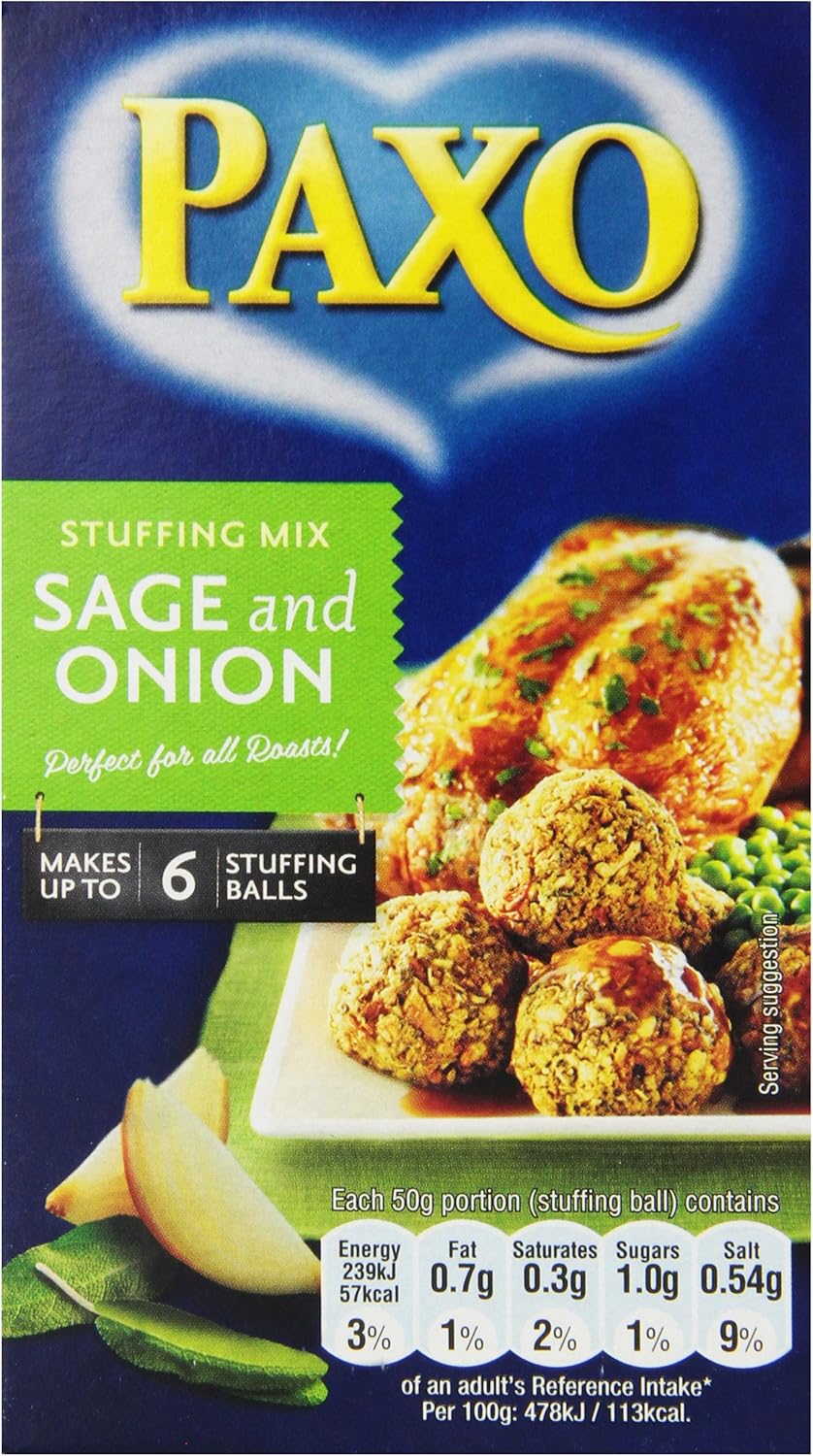 Paxo Sage and Onion Stuffing, 85g (Pack of 8)