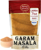 Spicy World Garam Masala Powder 7-Ounce (15 Premium Spice Blend) | Salt Free, Vegan | Indian Origin | Garam Masala Spice Powder