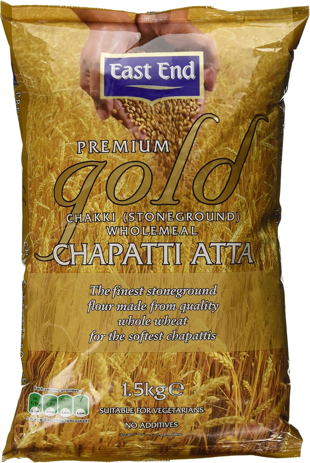 East End - Premium Gold Chakki Chapatti Flour - 1.5kg
