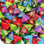 Popping Rock Candy Assortment - 1 Pound Box - 125 Count - Individually Wrapped Easter Candy - Strawberry, Blue Raspberry, Grape, Tropical Punch, Apple, Watermelon