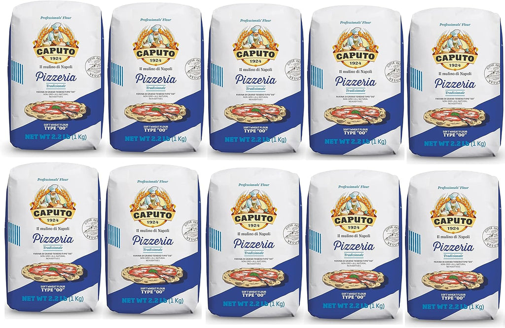 Antimo Caputo Pizzeria Blue 00 Italian Flour, Original, 2.2 Pound (Pack of 10)