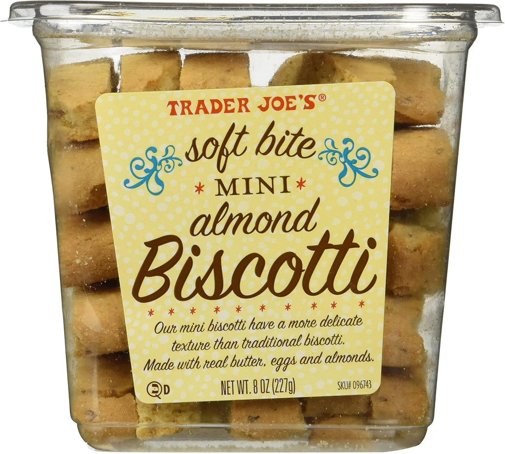Trader Joe's Soft Bite Mini Almond Biscotti… - PACK OF 2