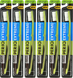 Dr. Collins Perio Extreme Toothbrush, (Colors Vary) (Pack of 6)