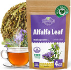 4 oz Alfalfa Leaf Alfalfa Herb Tea (Medicago Sativa) - 113g Tea Bags Herbal