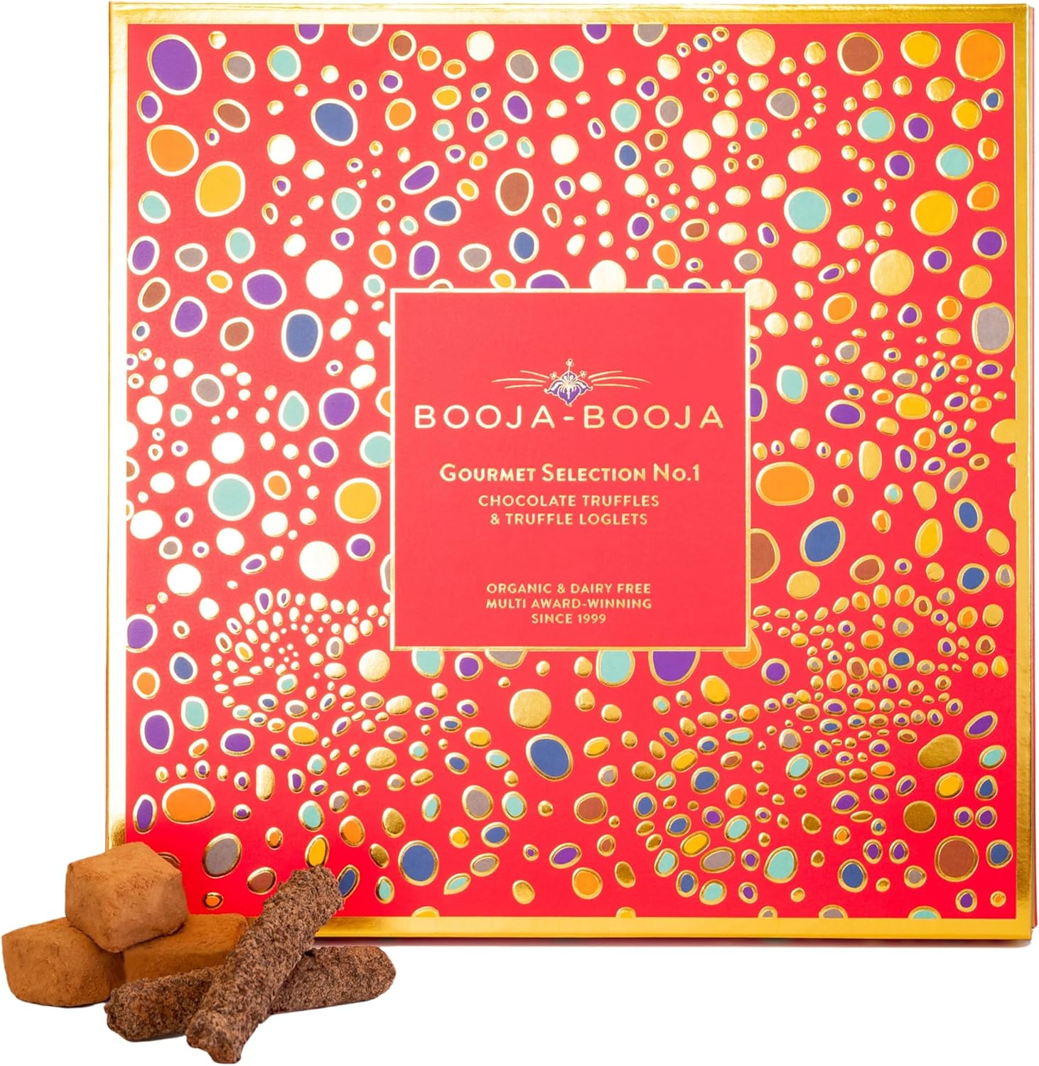 Booja-Booja Gourmet selection No.1 Vegan Chocolate Truffles & Loglets 289g