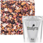 Tealyra - Sweet Berry Compote - Hibiscus - Cherry - Raspbery - Herbal Fruity Loose leaf Tea - Vitamins Rich - Hot and Iced - Caffeine-Free - 112g (4-ounce)