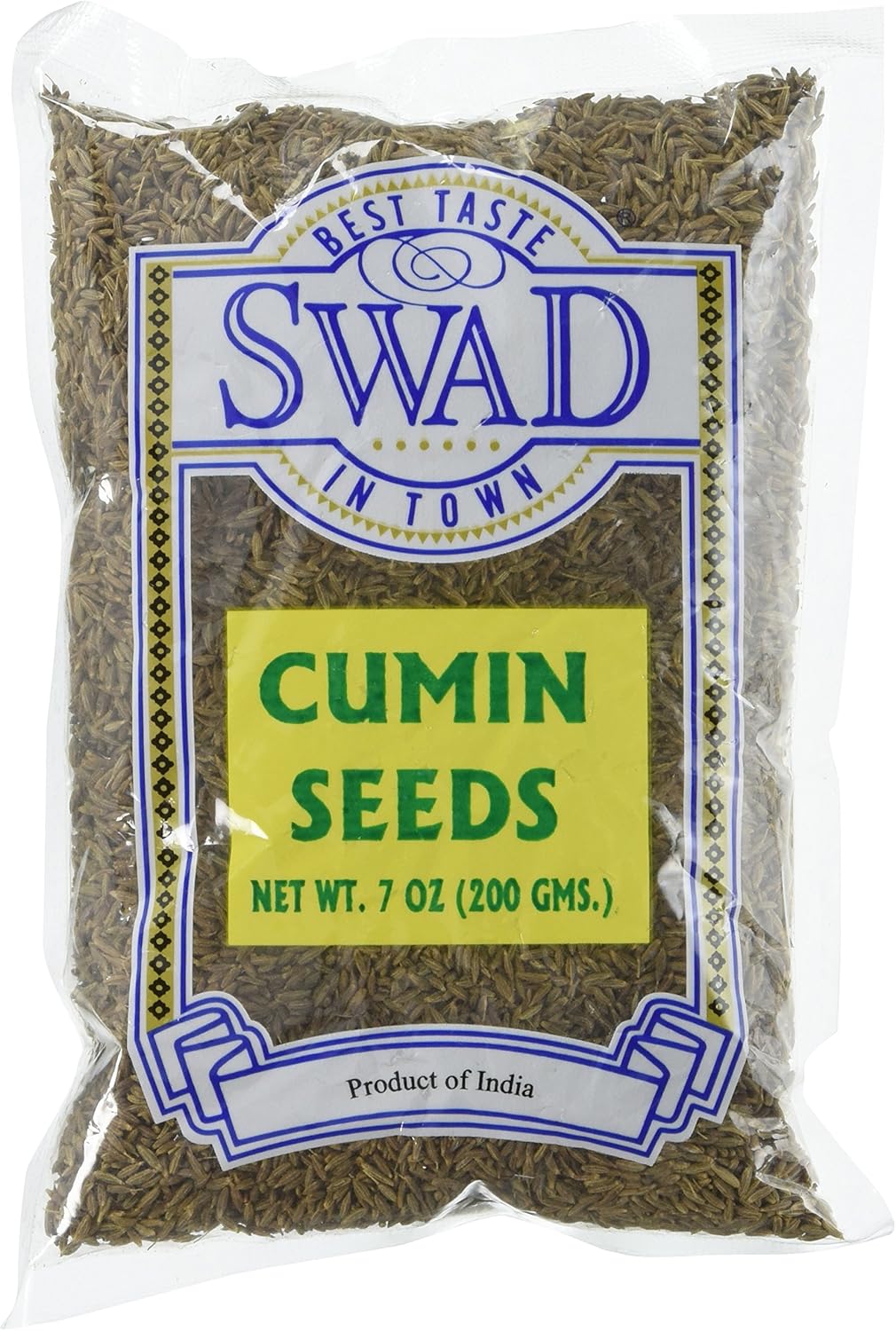 Great Bazaar Swad Cumin Seeds, 7 Ounce
