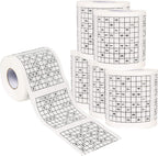 SummitLink Roll of Sudoku Toilet Paper Tissue Napkin Prank Fun Birthday Party Novelty Gift Idea (6 pk)