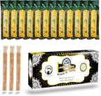 Al Sudais Miswak Natural Toothbrush Pack of 12 | Natural Toothbrush for Teeth Whitening, Oral Health, Fresh Breath, Siwak Stick Organic Wooden Vacuum Sealed Tooth Brush, Miswak Sticks for Teeth Sewak
