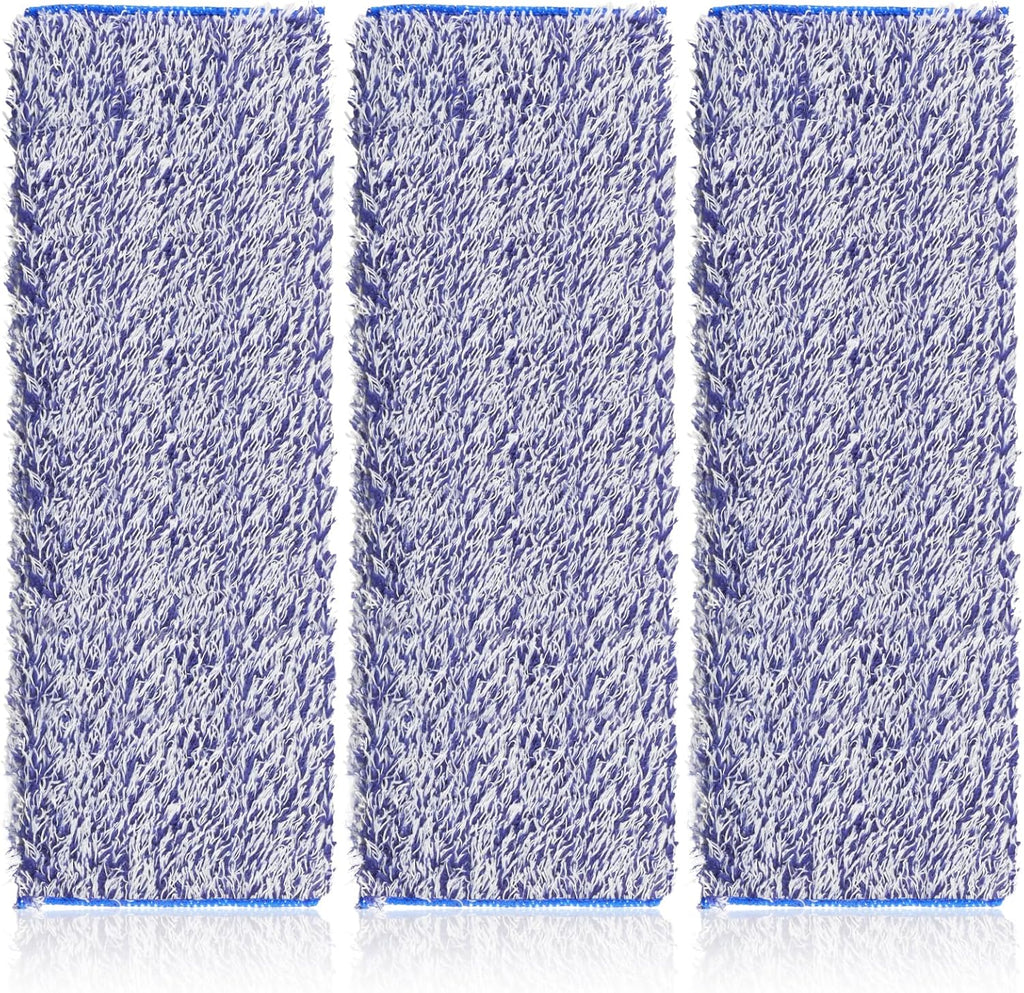 3 Pack Microfiber Dusting Pad for Bona Family of Mops, Washable & Reusable Pads for Bona Hardwood Floor Cleaner Mop, Mop Pads Refill for Hard Surface Floors
