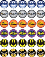 30 x Edible Cupcake Toppers – Knight of Shadows Hero Collection of Edible Cake Decorations |Edible Wafer Sheet