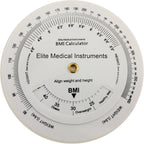 EMI BMI Body Mass Index Wheel Calculator 4.25 inch, Single Sided, Adult ECB-201