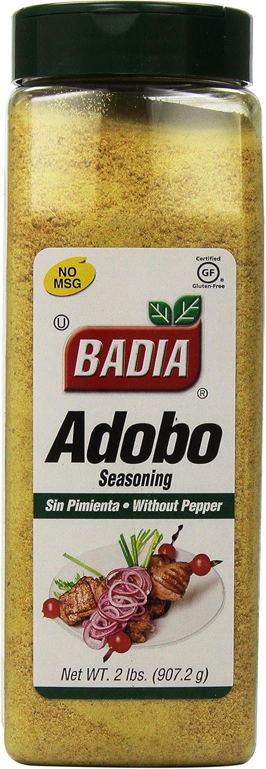 Badia Spices inc Adobo, Without Pepper, 32-Ounce (Pack of 6)