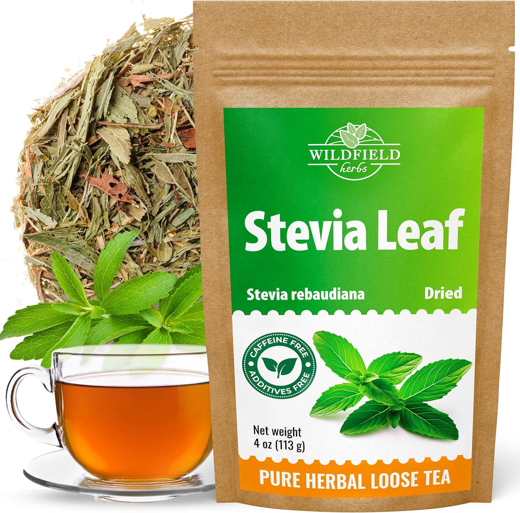 4 oz. Dried Stevia Leaves Herbal Tea (Stevia Rebaudiana) - 113g Leaf Leaves Herb Tea Estevia