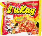 Spicy Instant Noodles, Artificially Beef Flavor, Wok Style, 4.2 Oz, 10 Packs