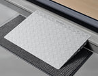 Threshold Ramps for Doorways Portable Ramp for Wheelchairs for Home Steps 2-6" Rise Wheelchair Door Scooter Ramp 31"x24.5" Shed Handicap Ramps 9.9lbs Aluminum Ramps with Extender Plate