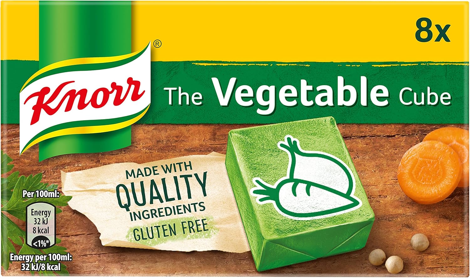 Knorr Vegetable Stock Cubes, 80g (Pack of 1)