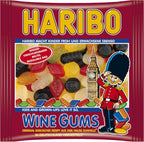 Haribo Wine Gums in Resealable Bag, 500 gram - 17.6 ounces