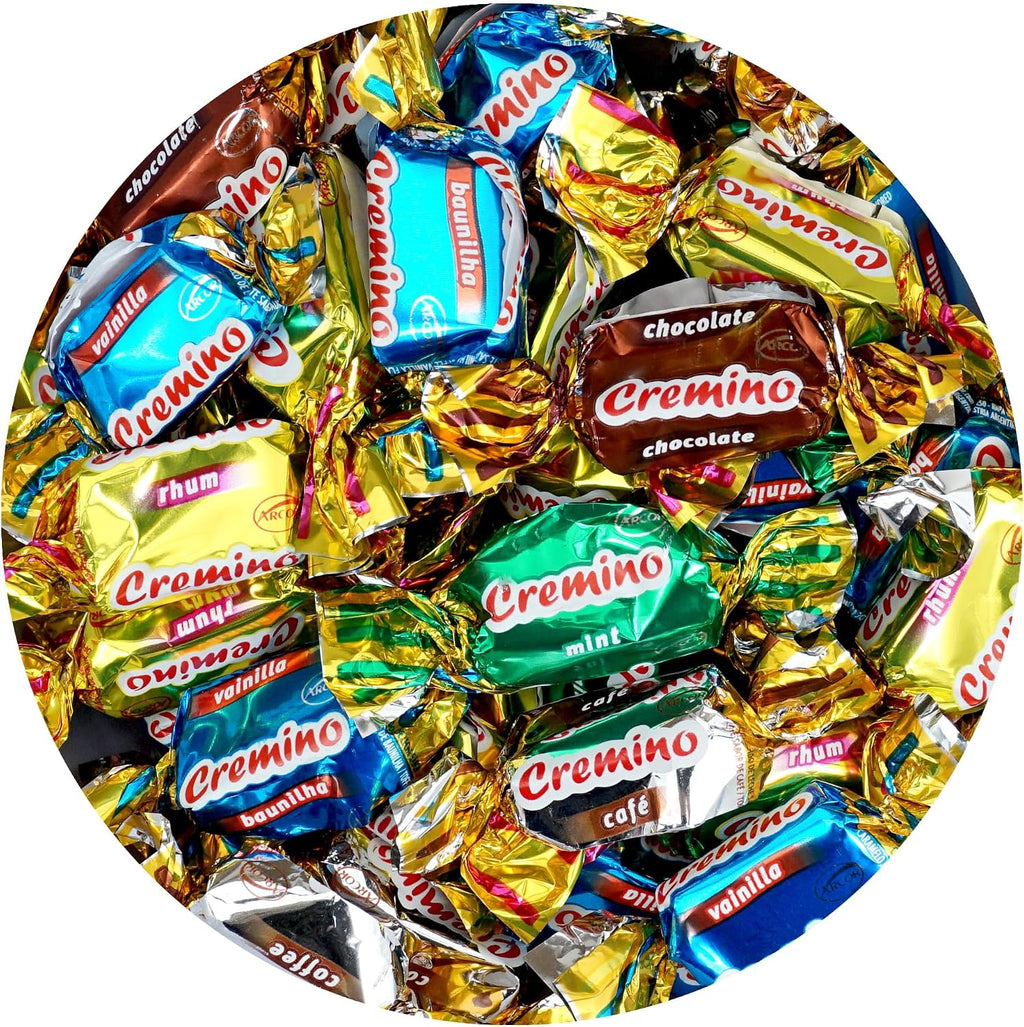 Arcor Candy Assorted Toffee Chews, 1 Pound Bulk Candy (Approx 75 Pieces), Individually Wrapped Toffee Candy, The Hampton Popcorn & Candy Company