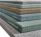 Custom Sponge Foam Bench Cushions, Personalized Indoor Furniture Cushion, High Elasticity Sponge Garden Patio Bench Cushions for Outdoor Furniture, Long Chair Pad for Swing Porch