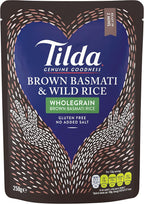 Vantexi Brown Steamed Basmati and Wild Rice 250 g Pack of 6