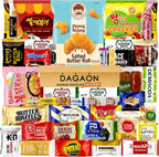 DAGAON Korean Snack Box 45 Count – Variety Snacks Including Korean’s Chips, Biscuits, Cookies, Pies, Candies. Appetizing Korean treats for any occasions, gifts and everyone.