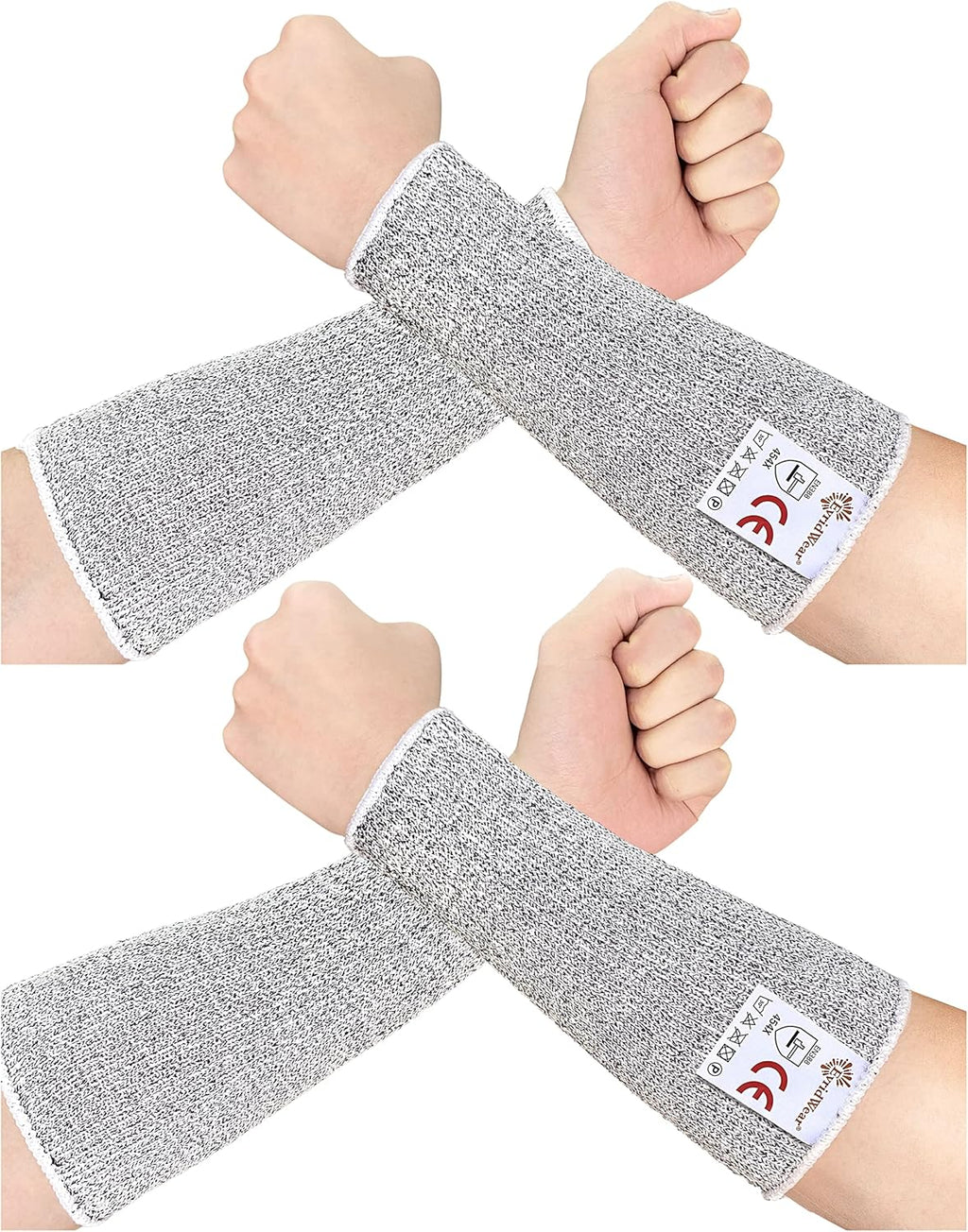 Evridwear Arm Protectors for Thin Skin and Bruising Cut Resistant Arm Sleeves Arm Guards Protective Sleeves for Men Women