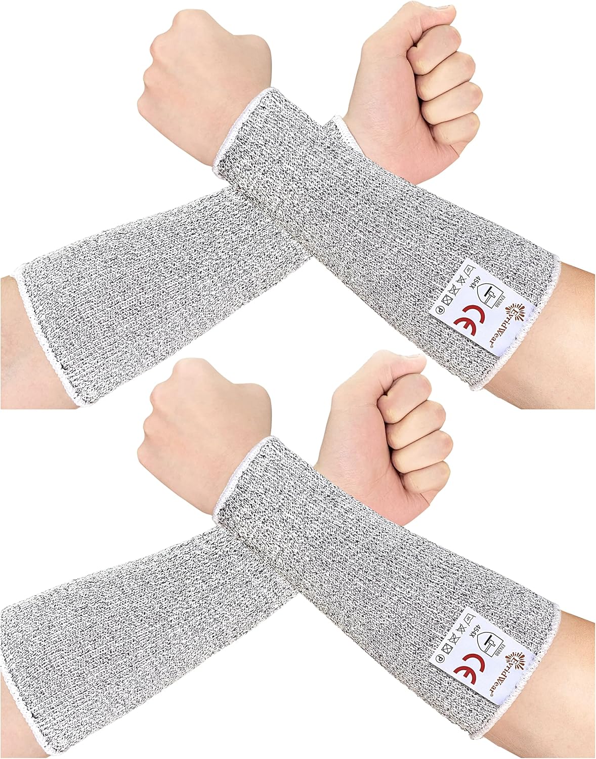 Evridwear Arm Protectors for Thin Skin and Bruising Cut Resistant Arm Sleeves Arm Guards Protective Sleeves for Men Women