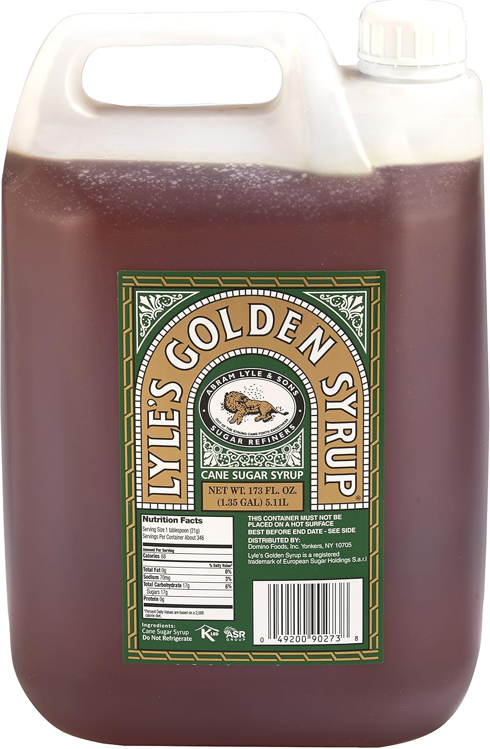 Lyle's Golden Syrup (Foodservice) (Poly Container), 173 Ounce