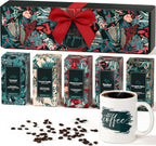 Coffee Gifts Set For Women & Men - Includes 5 Ground Coffee Flavors and Mug - Unique Christmas Gift Set for Women and Men