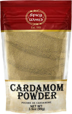 Spicy World Ground Cardamom Powder (Cardamon) 3.5 Ounce Bag