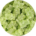 The Hampton Candy Company Mojito Sour Gummy Bears (Non-Alcoholic), Green Candy, 1 Pound Bulk Bag, Green Gummy Bears