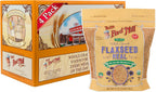 Bob's Red Mill Organic Flaxseed Meal, 32oz (Pack of 4) - Non GMO, Vegan, Paleo Friendly, Keto Friendly, Kosher