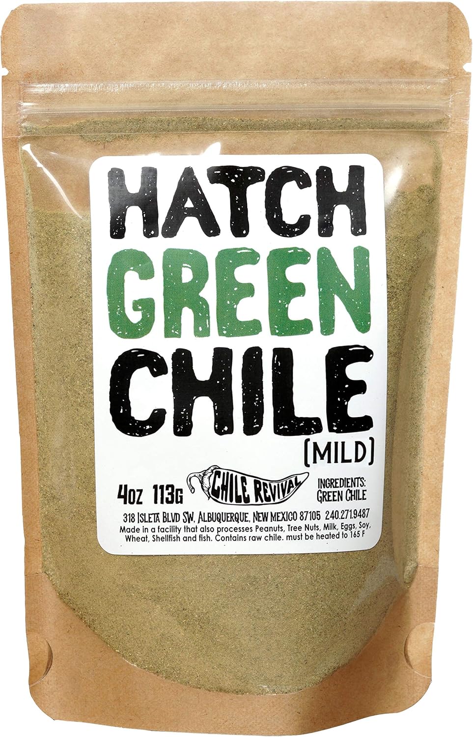 Hatch Green Chile Powder 4oz (Mild)