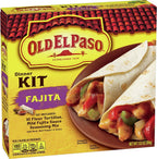 Old El Paso Fajita Dinner Kit with Flour Tortillas, Mild Fajita Sauce, and Seasoning Mix, Easy Meal Prep, 10 Ct, 12.5 oz