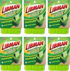 Libman Rinse 'n Wring Mop and Bucket System Refills | Microfiber Floor Mop | Hardwood Floor Cleaner | Wet & Dry Mop | 6 Total Microfiber Refill Pads
