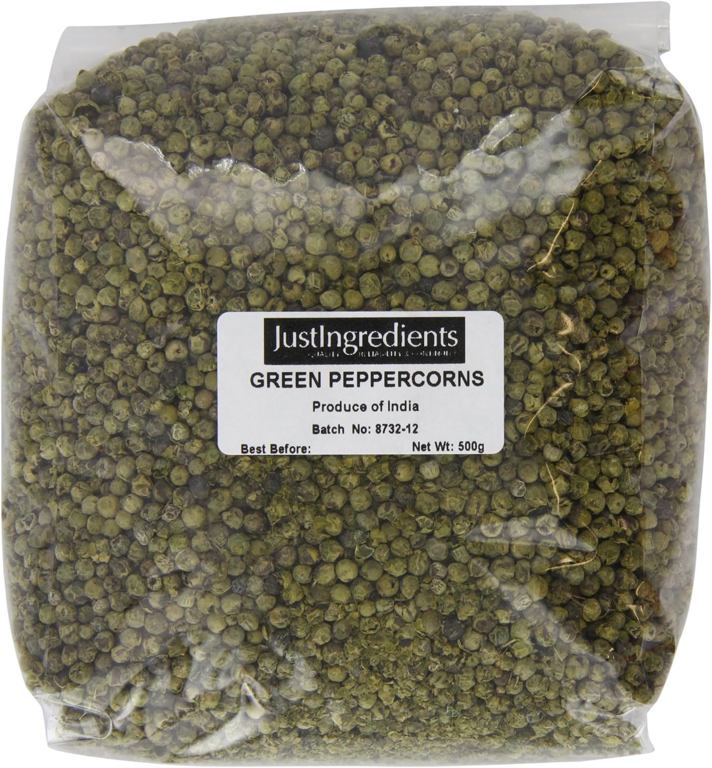 JustIngredients Green Peppercorns Loose 500 g