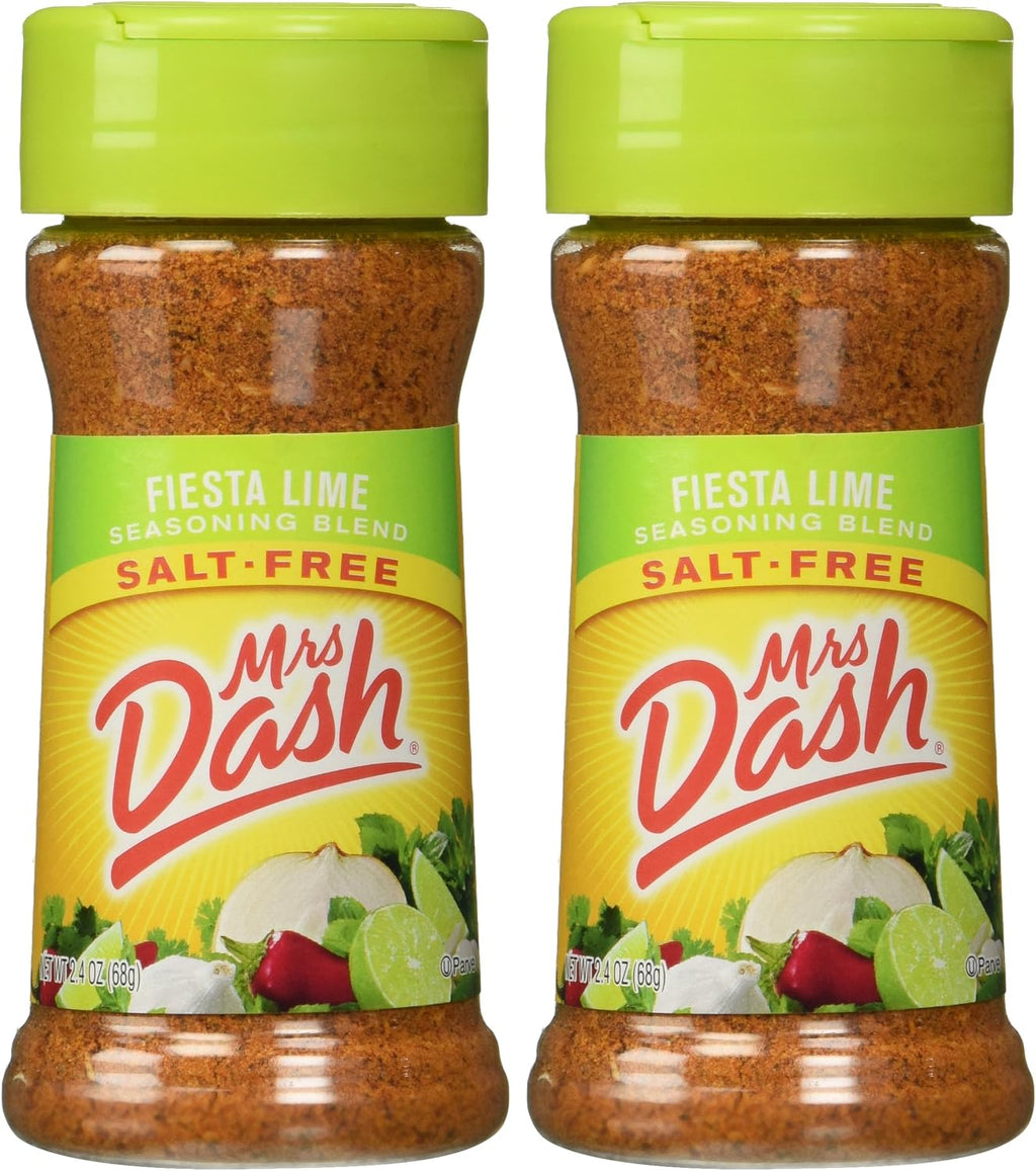 Mrs. Dash Fiesta Lime All Natural Seasoning Blend 2.4 oz (2 Pack)