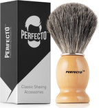 Synthetic Bristles Shaving Brush For Men, Engineered for The Best Shave of Your Life. Shaving Brush - Shave Brush for Wet Shave for Safety Razor, Double Edge Razor, Straight Razor, Shaving Razor