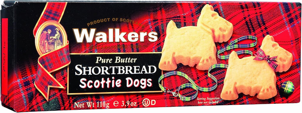 Walkers Shortbread Shortbread Scottie Dogs, 3.9-oz. (Pack of 12)