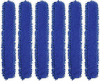 CleanAide Dual-Sided Chenille and Terry Microfiber Duster Covers, Fits Flex Dusters, Machine Washable, Chemical-Free Cleaning, Traps Dirt & Dust, Safe for Electronics, Home, and Vehicles, 6-Pack