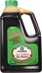 Kikkoman Lite Soy Sauce, 64-Ounce Bottle (Pack of 1)