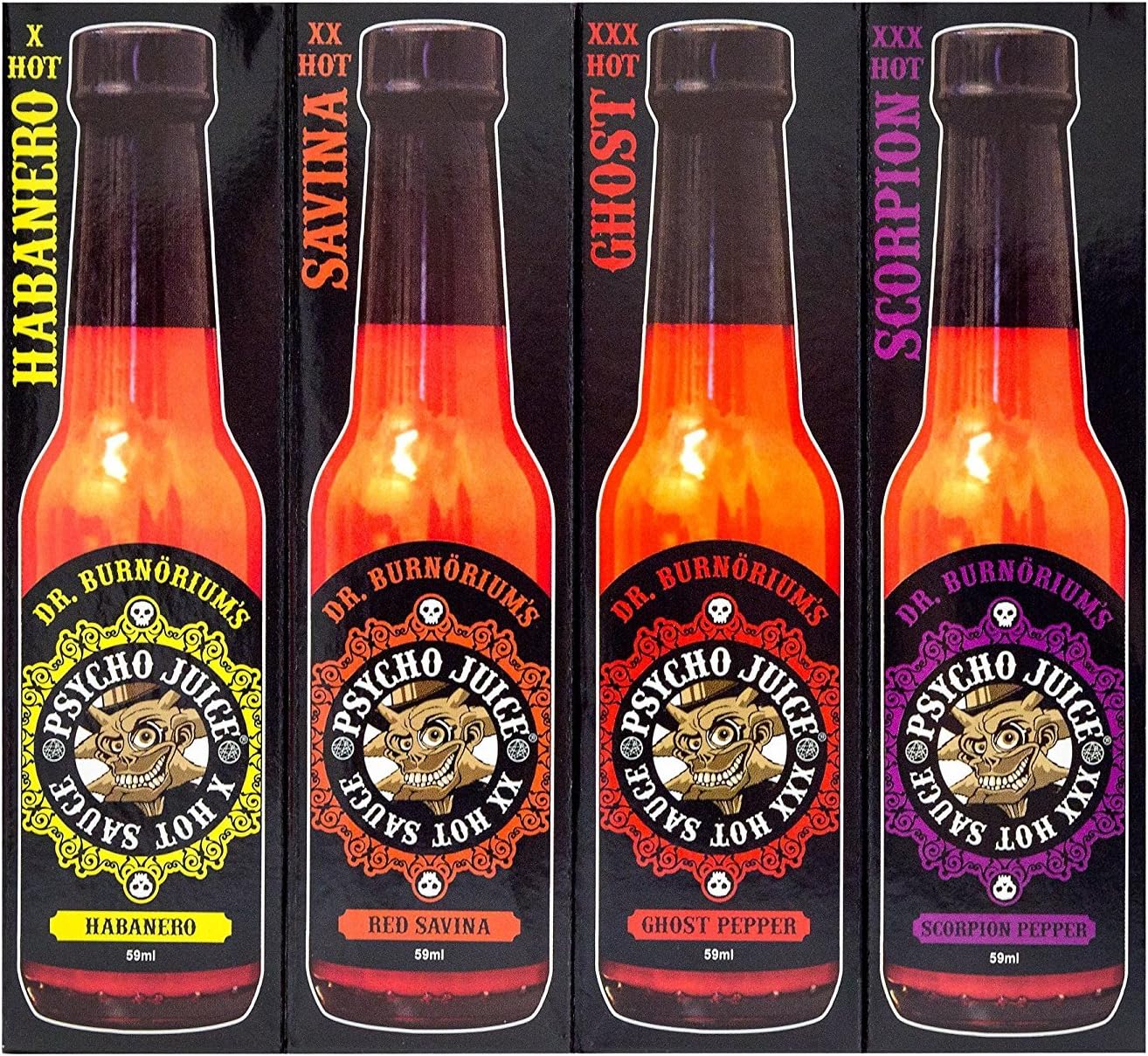 Psycho Juice Mini Four Pack - 4 x 59ml bottles