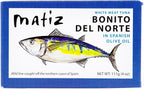 Matiz Bonito Del Norte, 4 Ounce, White Meat Tuna in Olive Oil (5 Tins)
