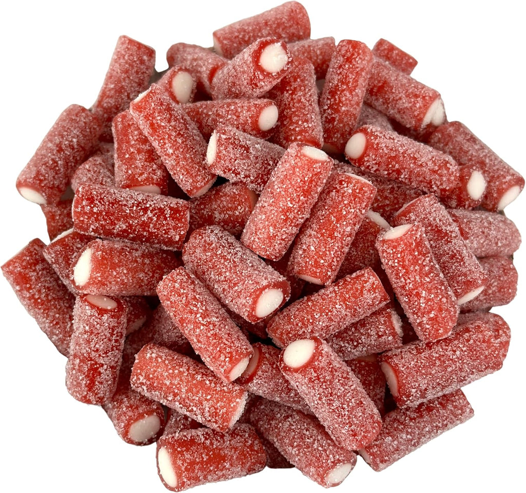 Cozy Confections Sour Strawberry Licorice Pencil Bites, 1 Pound