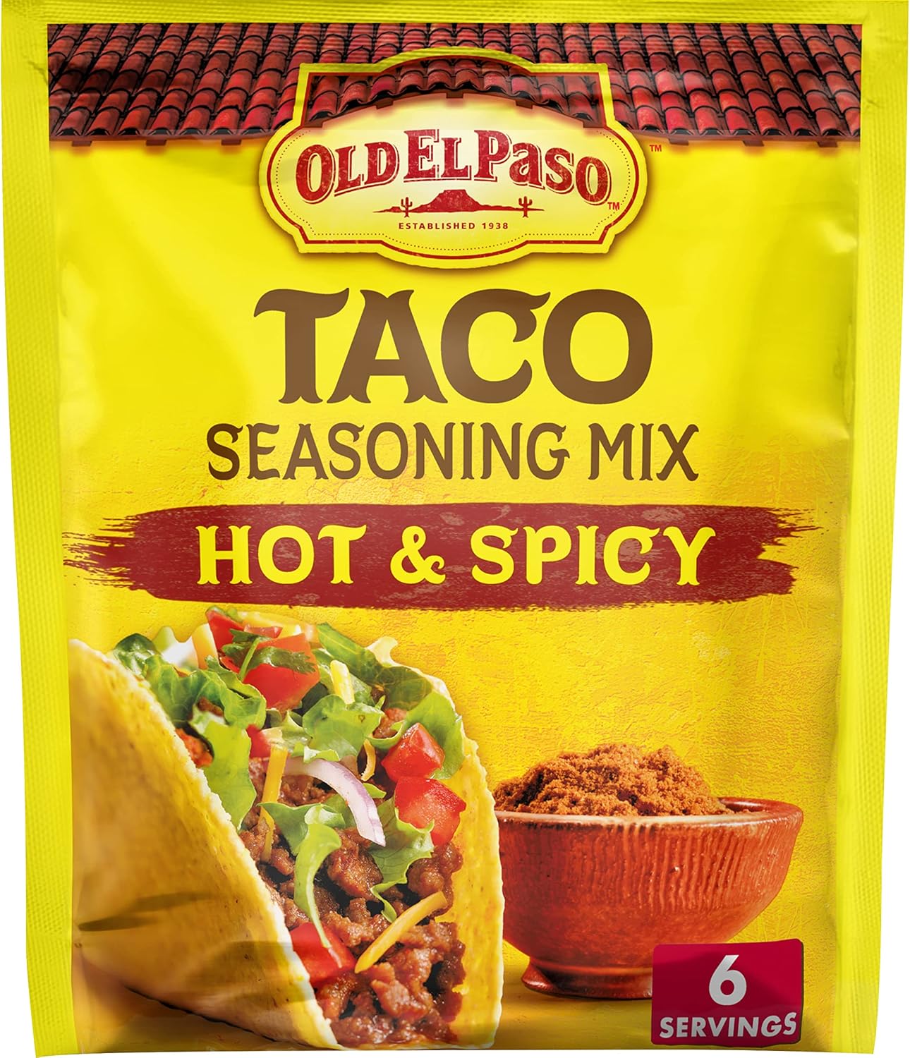 Old El Paso Hot & Spicy Taco Seasoning, 1 oz.