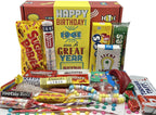 RETRO CANDY YUM ~ 1961 65th Birthday Gift Box Nostalgic Candy Mix from Childhood for 65 Year Old Woman or Man Born 1961 Jr