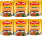 Tasty Bite Vegetable Tikka Masala, 10 Ounce, Pack of 6, Ready to Eat, Microwavable Entree, Vegetables Simmered With Cashews (Packaging may vary)