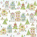 IHR Ideal Home Range Party Napkins Disposable 3-Ply Paper Lunch Napkin Pack, 6.5" x 6.5", Gingerbread House, 20-Count